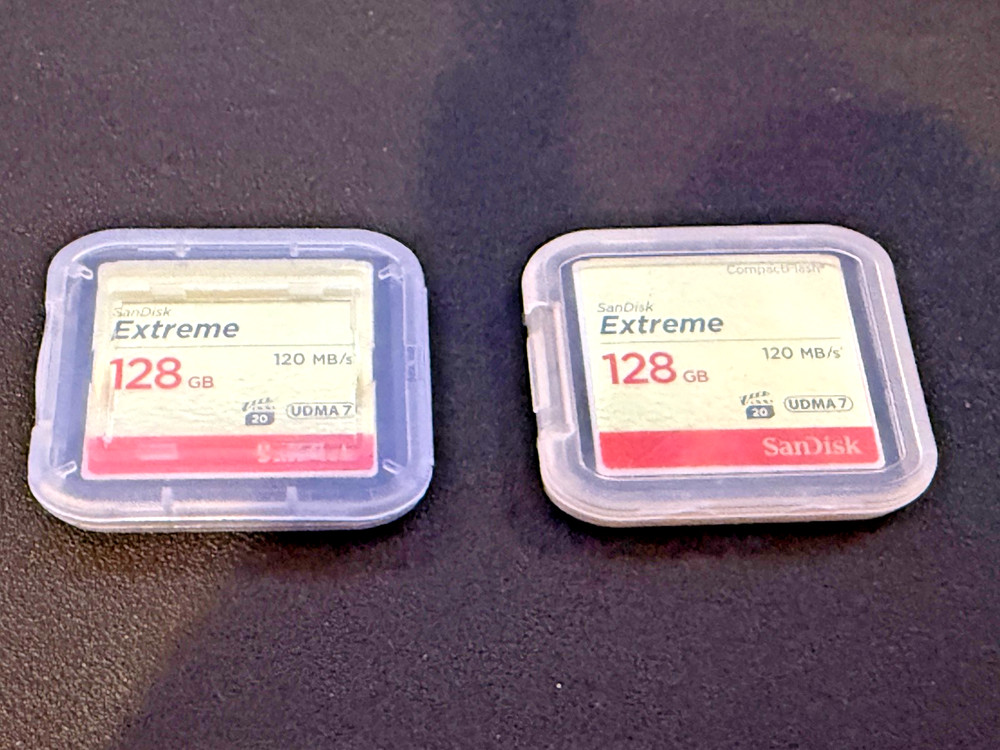 SanDisk 128GB Extreme CompactFlash CF Memory Card- 2 available