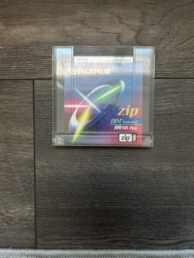 FujiFilm 100MB Zip Disk IBM Formatted Mac Compatible - OPEN BOX