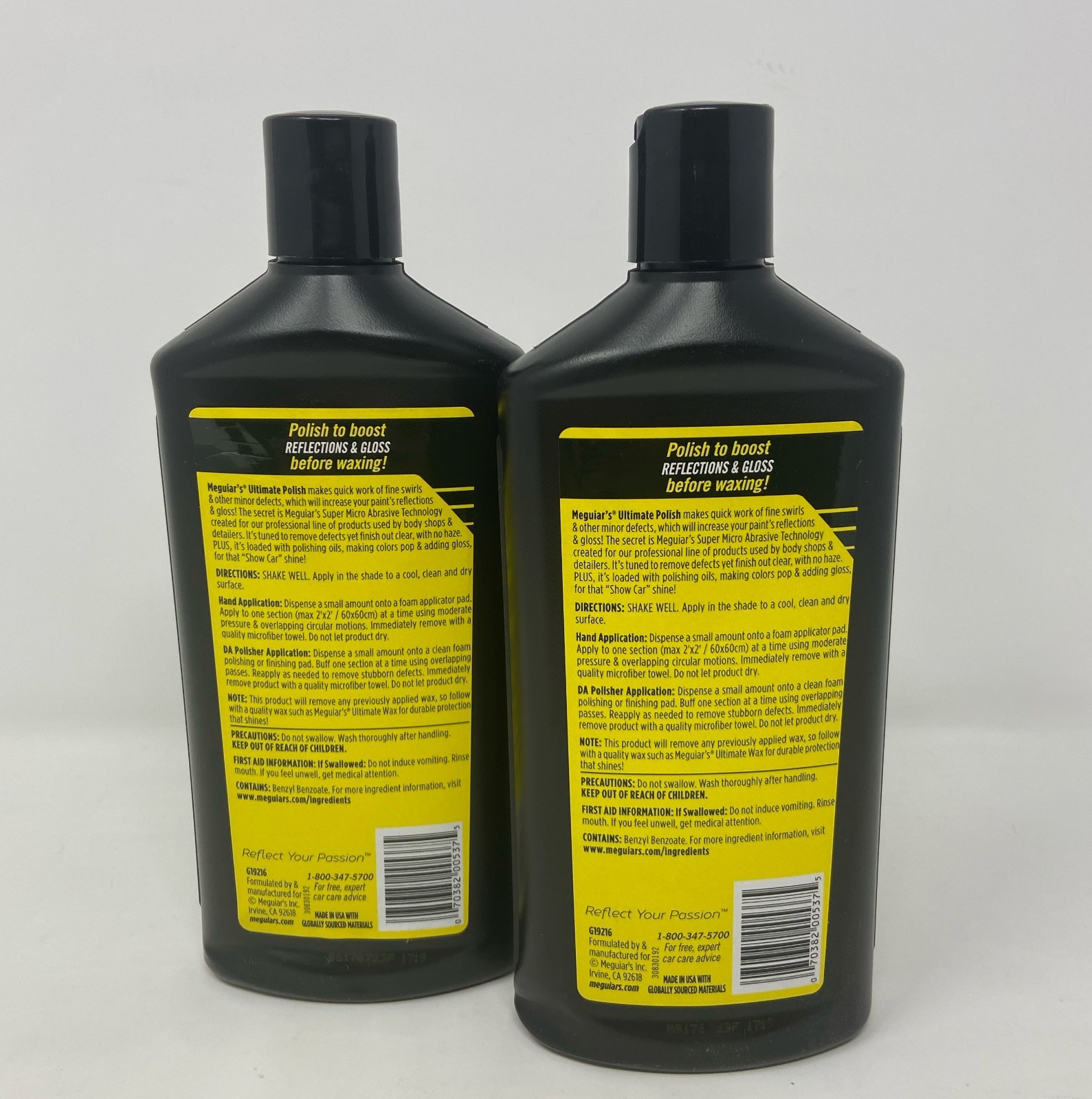 Meguiar's Ultimate Polish Gloss Enhancer G19216 - 16 oz Bottles 2-Pack