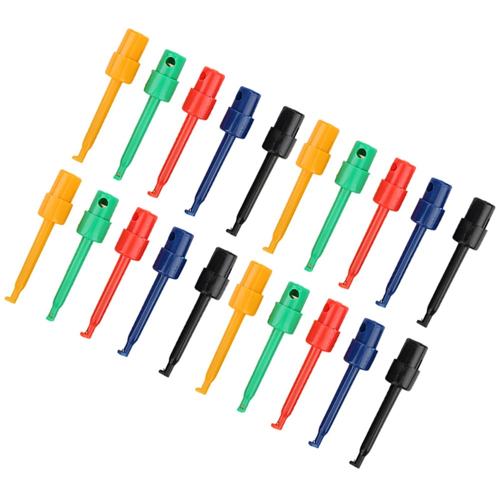 20Pcs Large Test Clip Grabber For Electronic Testing Multimeter Accessories For