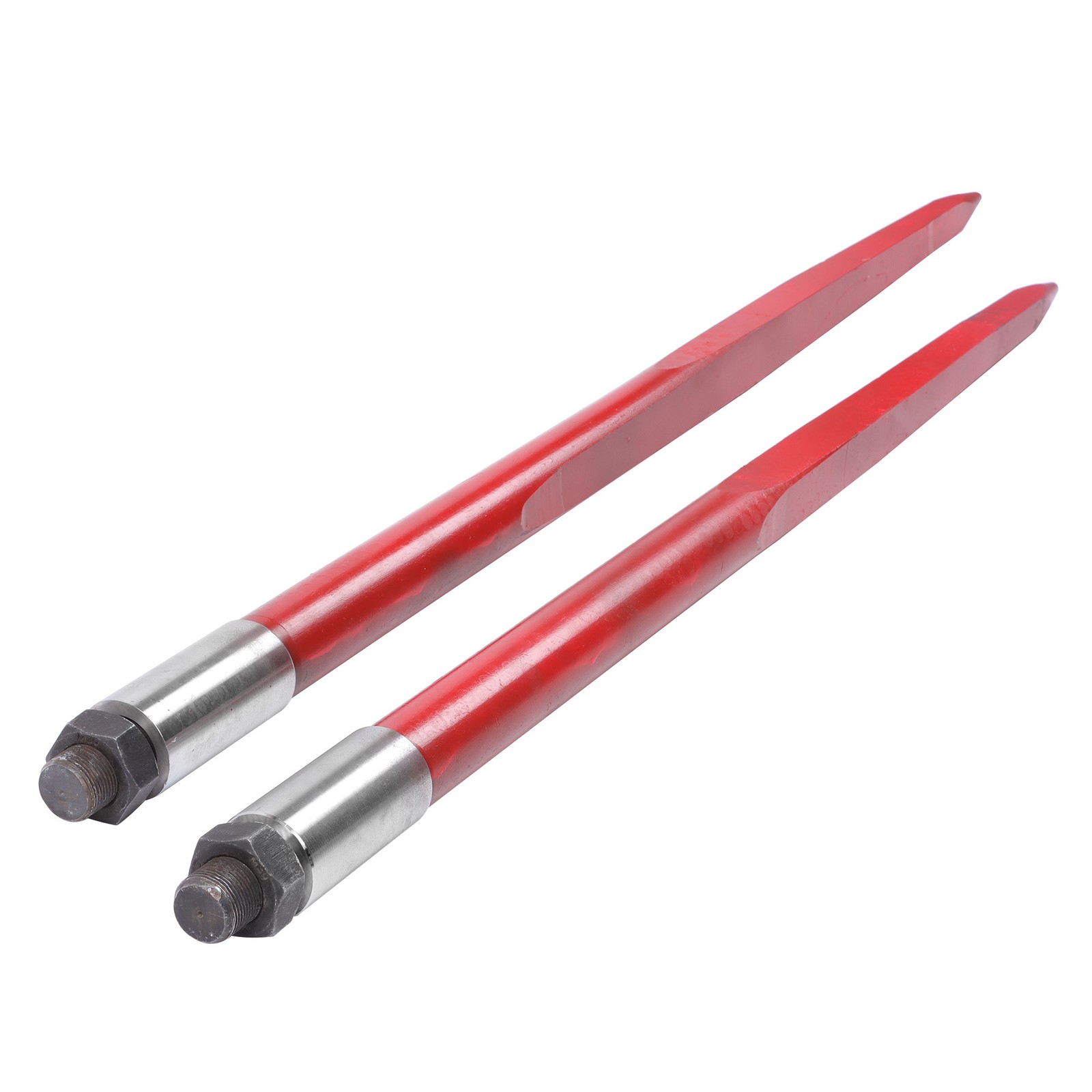 2-Pack 43-inch Hay Bale Spear Spikes for Tractors and Loaders