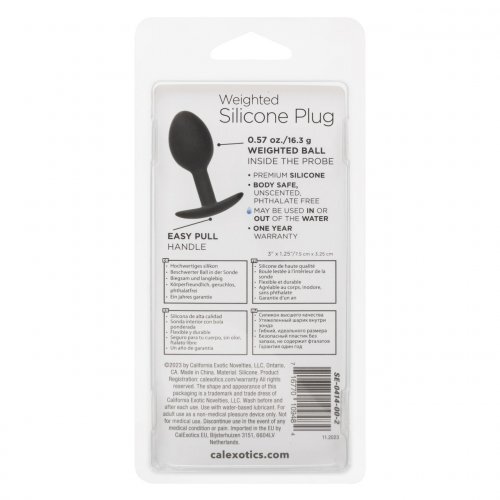 Cal Exotics Weighted Silicone Plug