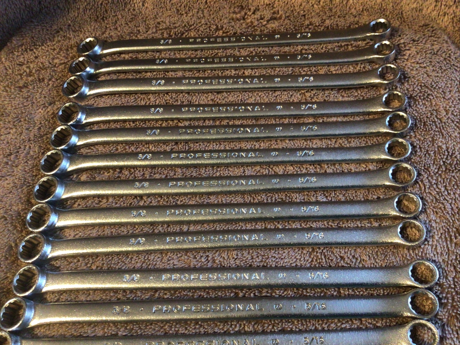 1—Proto USA 1120L… 3/8” x 5/16” Double Box End Wrench ….7-3/8” long