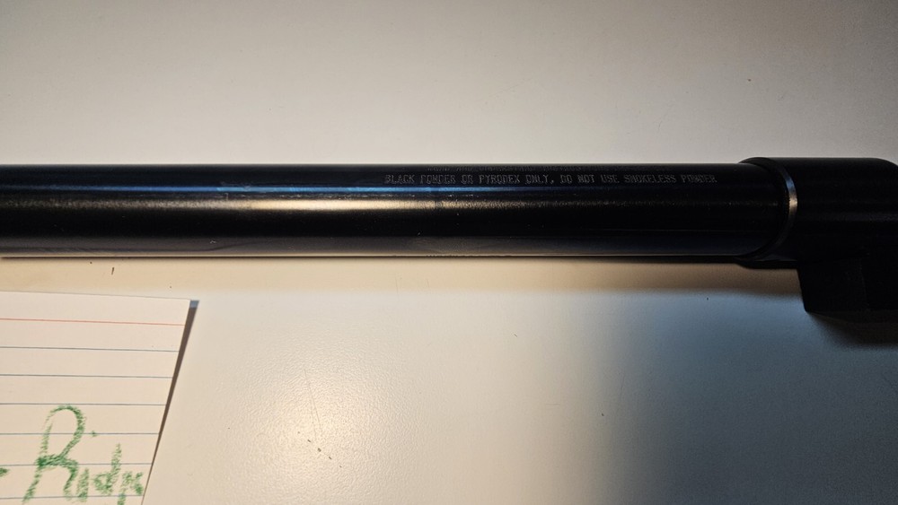 Traditions Timber Ridge Muzzleloader Rifle 23” Barrel Without Breech (B)