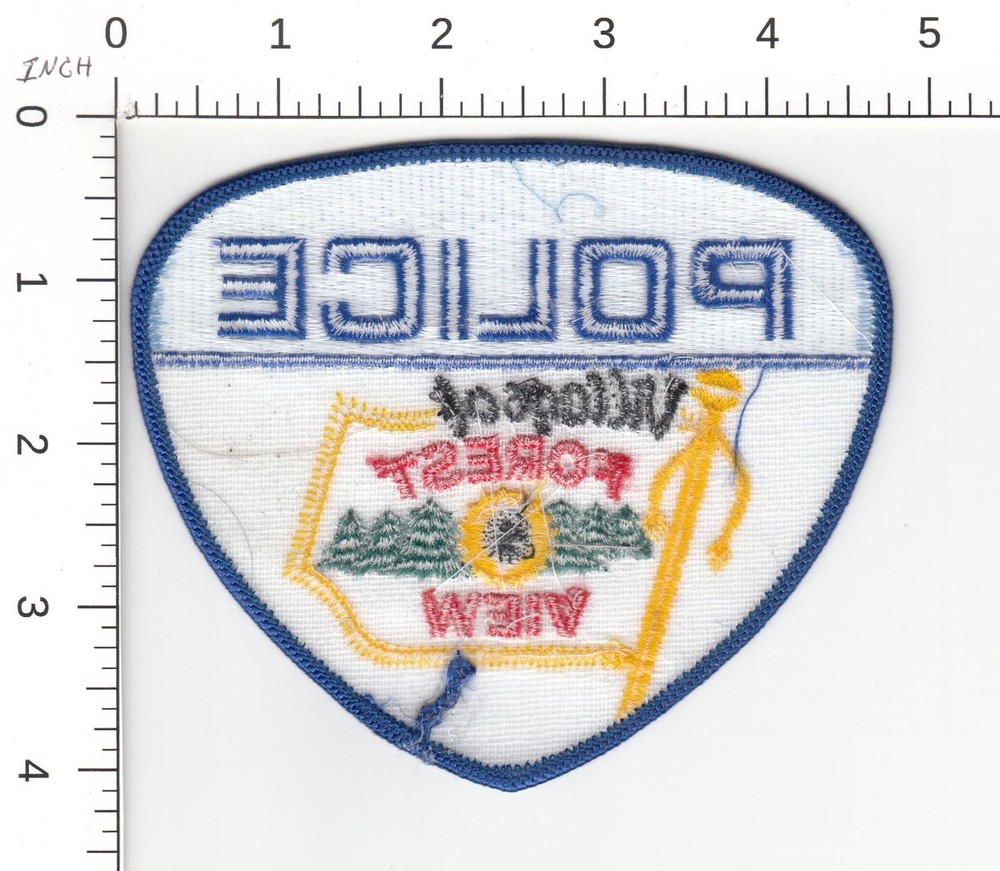 FOREST VIEW -- ILLINOIS COLLECTIBLE POLICE PATCH
