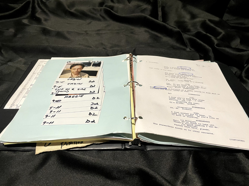 Northern Exposure Script with Cast Polaroids - Full Upright Position