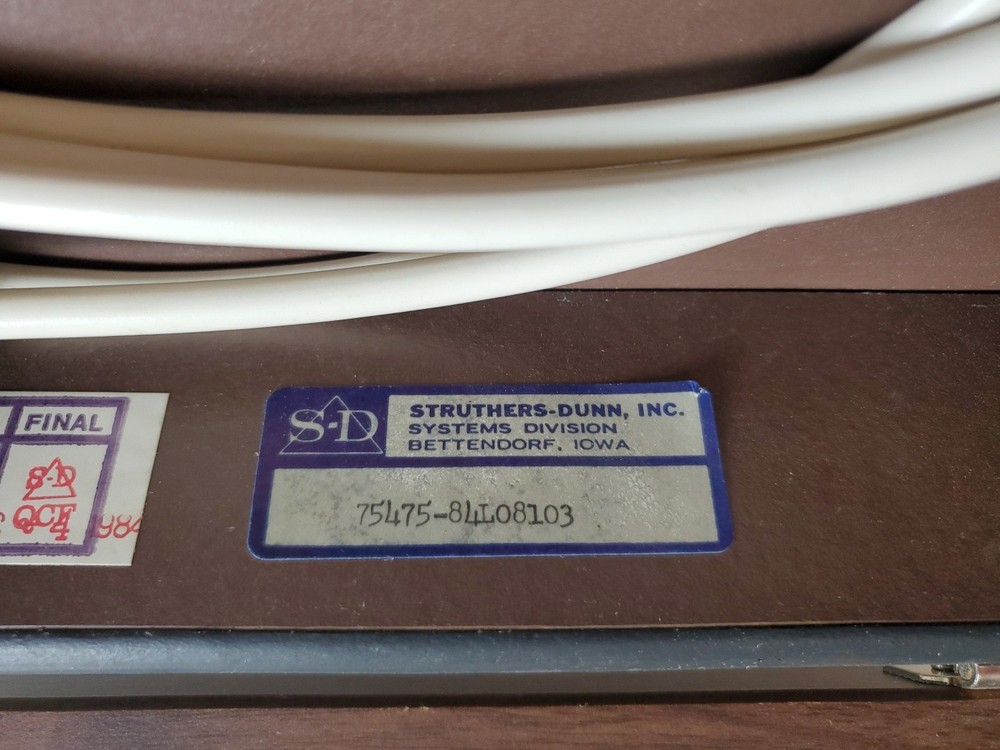 Vintage Struthers Dunn 75475 VIP EAROM Program Loader Memory Programmer - AS IS