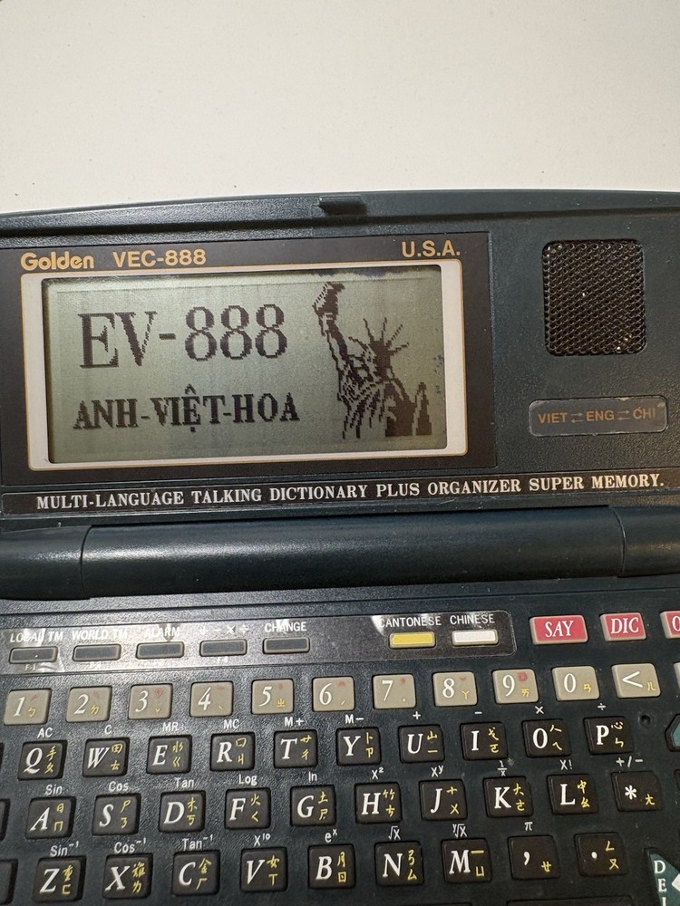 1994 Golden VEC-888 Multi-language Dictionary/organizer