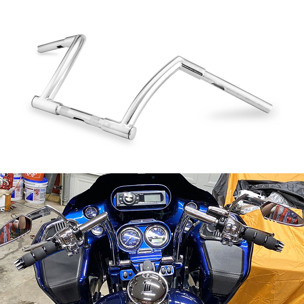 10" Rise Ape Hanger Monkey Bar Handlebar For Harley Road Glide Road King Classic