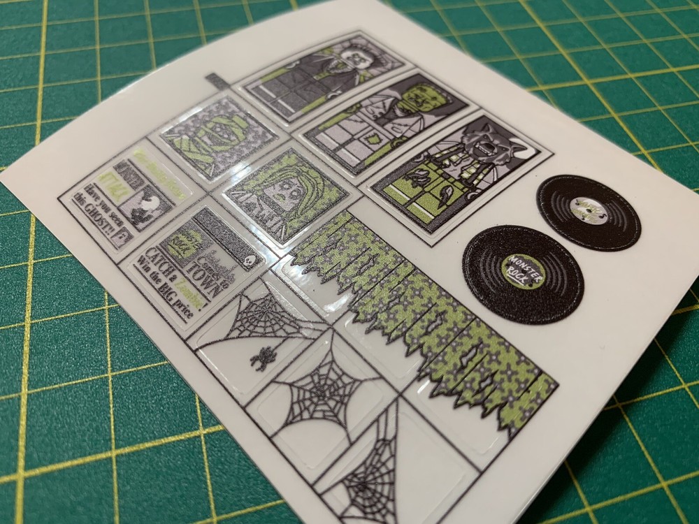 Custom Replacement Stickers for Haunted House 10228