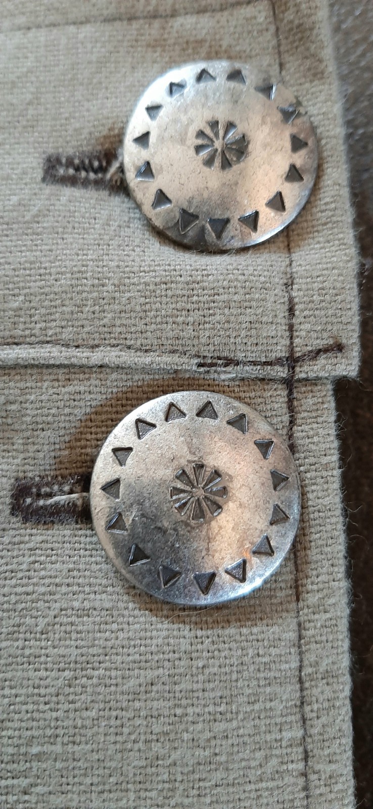 Frontier Classics Reenactment Men’s Pants Civil War Cowboy Conchos Up Sides