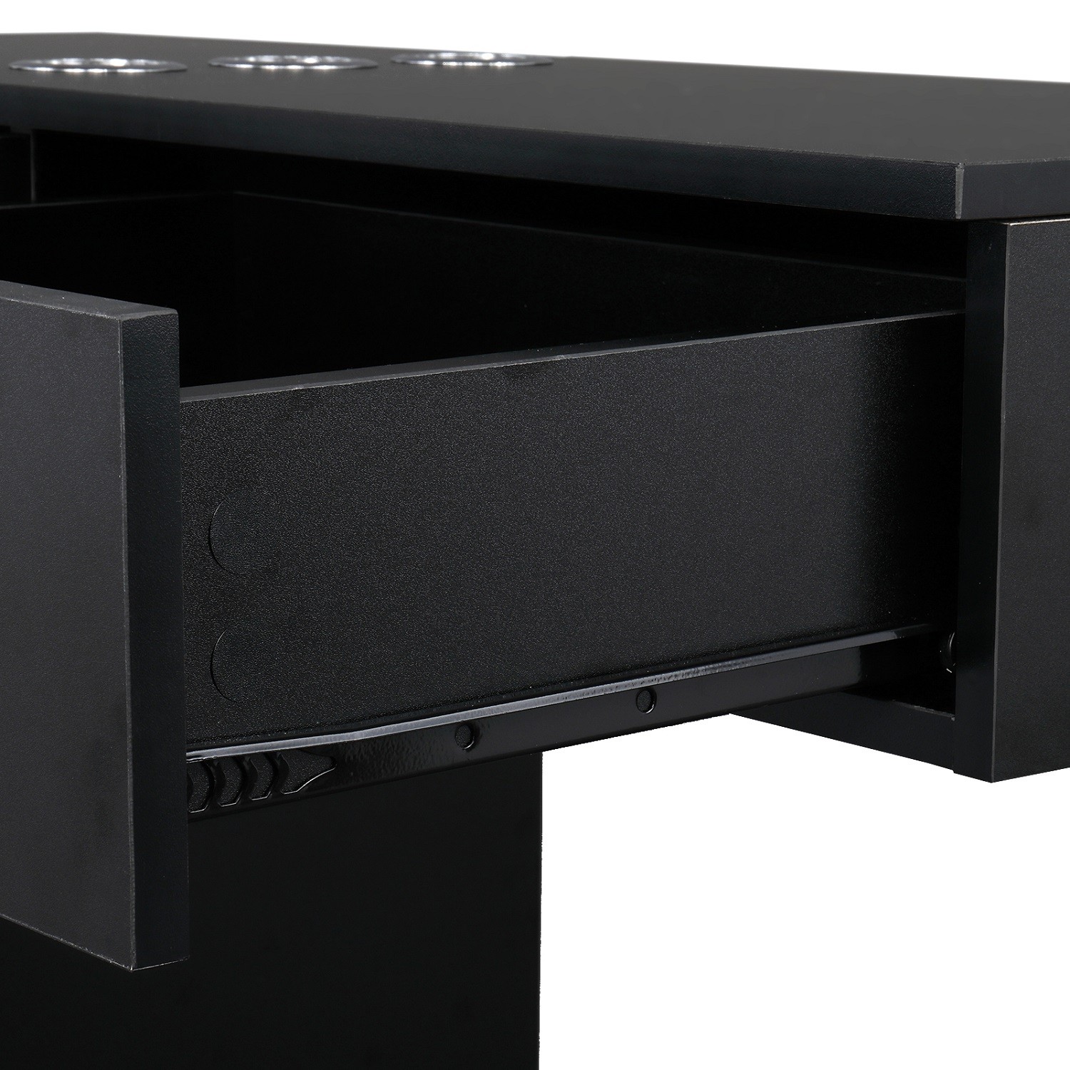 Wall Mount Salon Station Beauty Barber Equipment for Hair Stylist with 2 Drawers