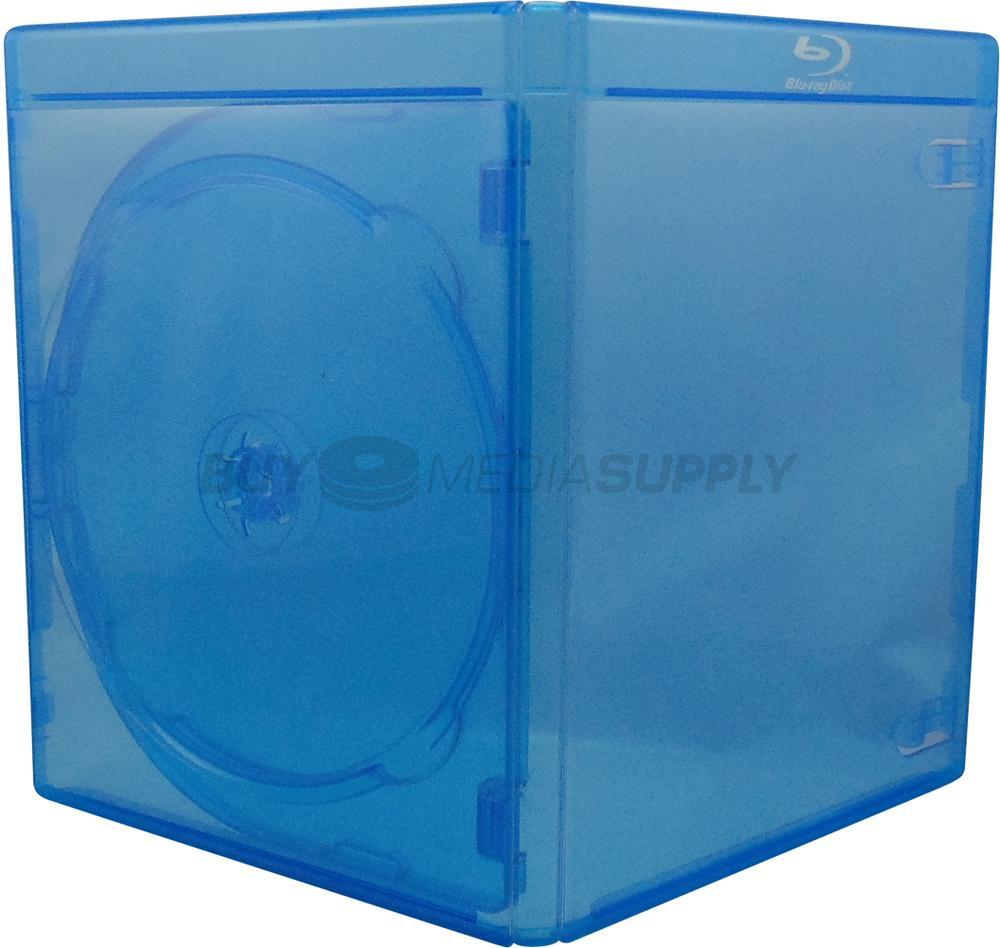 12mm Standard Blu-Ray 3 Discs DVD Case Lot