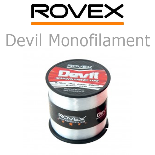 Rovex Devil Fishing Line Bulk 1/4lb Spool - CLEAR