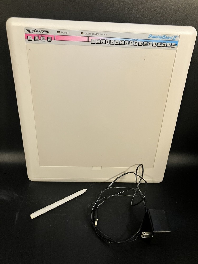 CalComp Drawing Board II Ver. 1.5 for Macintosh Incomplete-Missing Keypad