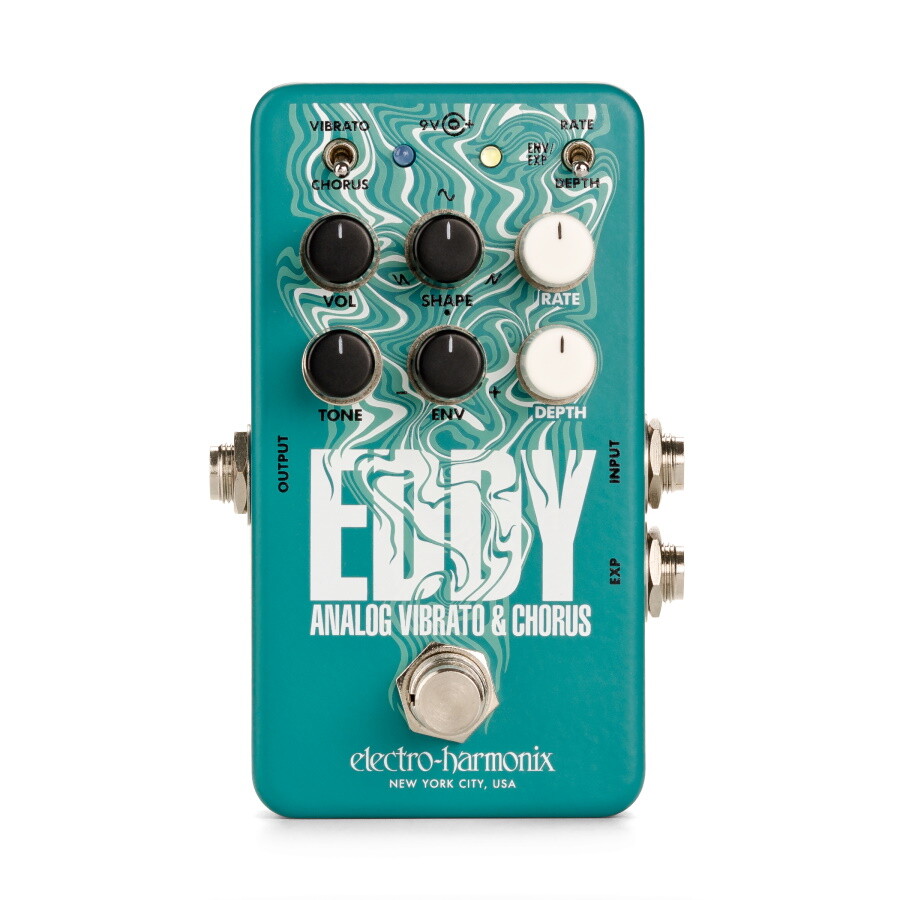 Electro Harmonix Eddy Analog Vibrato and Chorus Pedal, New!