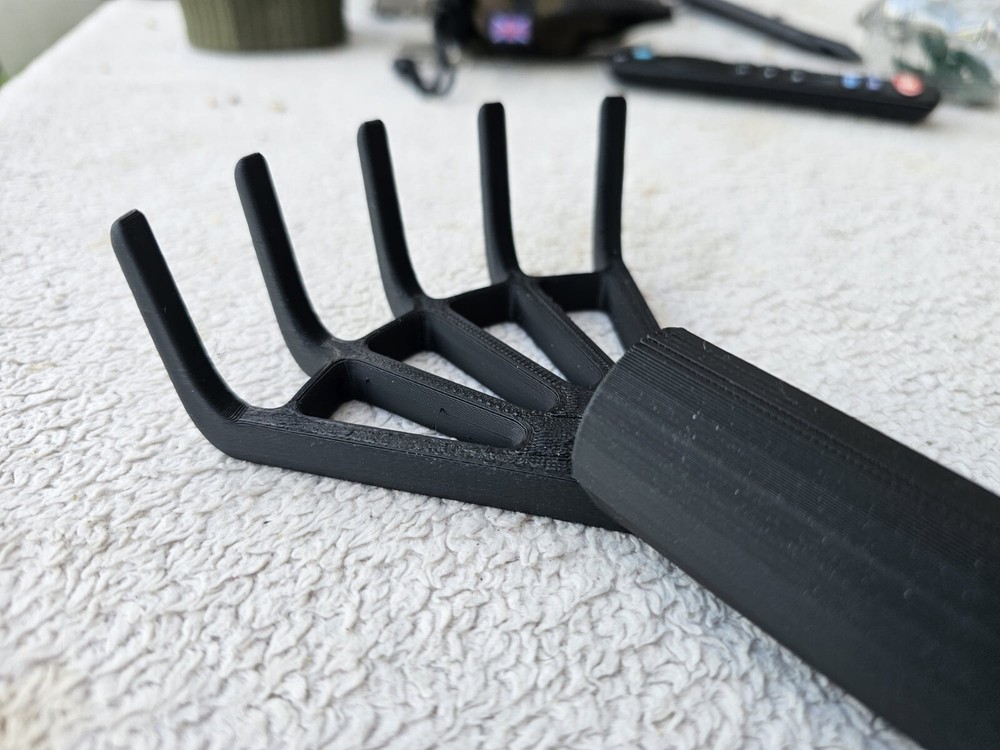 Allthings3D Bushwhacker baiting spoon pole weed rake attachment