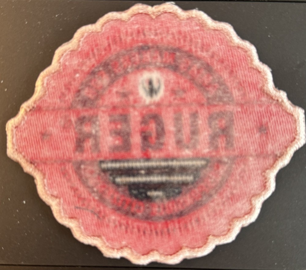 Arms Maker Ruger Iron-on Patch New condition "for Responsible Citizens"
