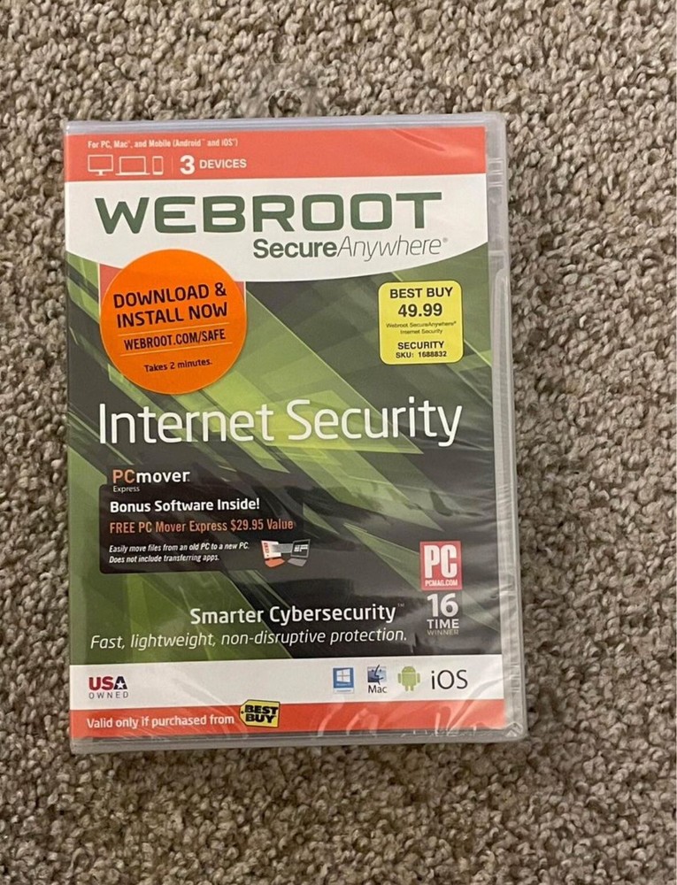 Webroot Internet Security NEW
