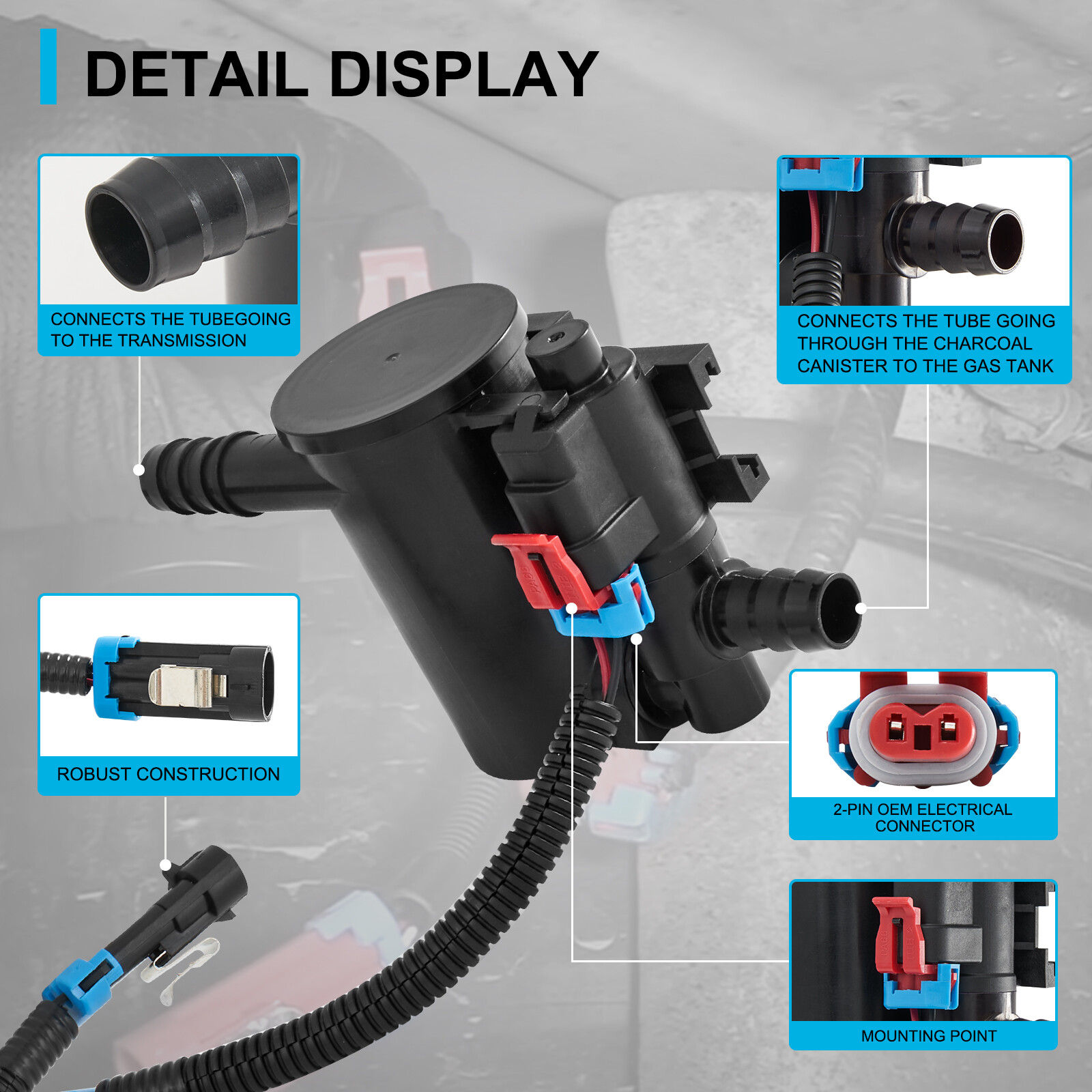 EVAP Vapor Canister Vent Solenoid Valve For Chevrolet Silverado GMC Sierra 1500