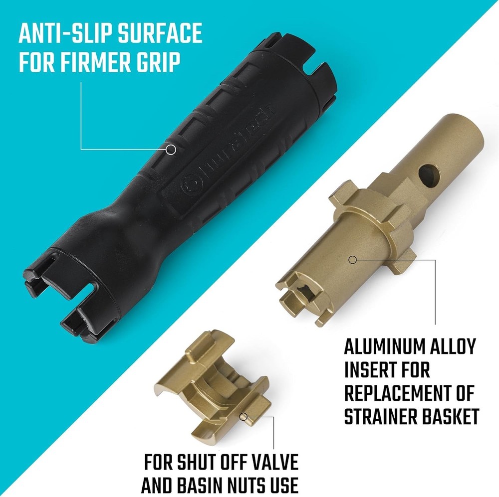 Professional 8-in-1 Plumbing Tool - Screwdriver Functionality for Versatility