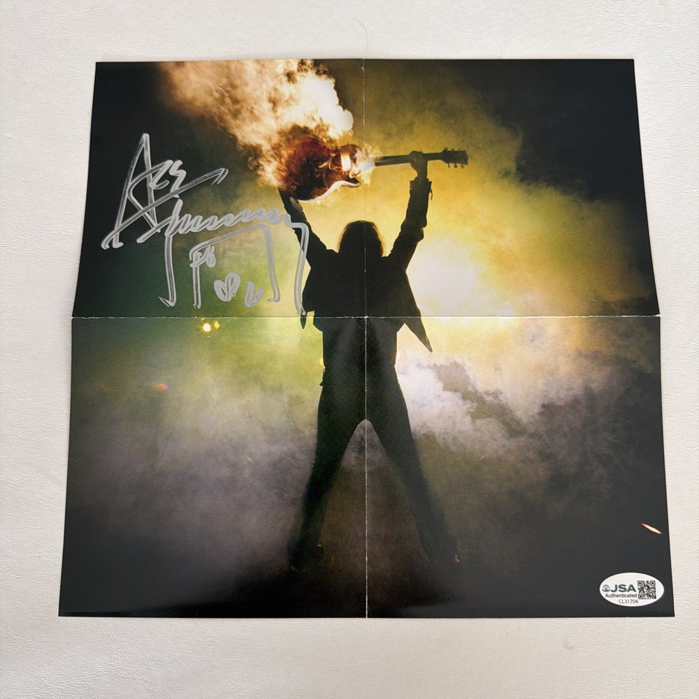 Ace Frehley Anomaly  SIGNED insert JSA cert and CD included