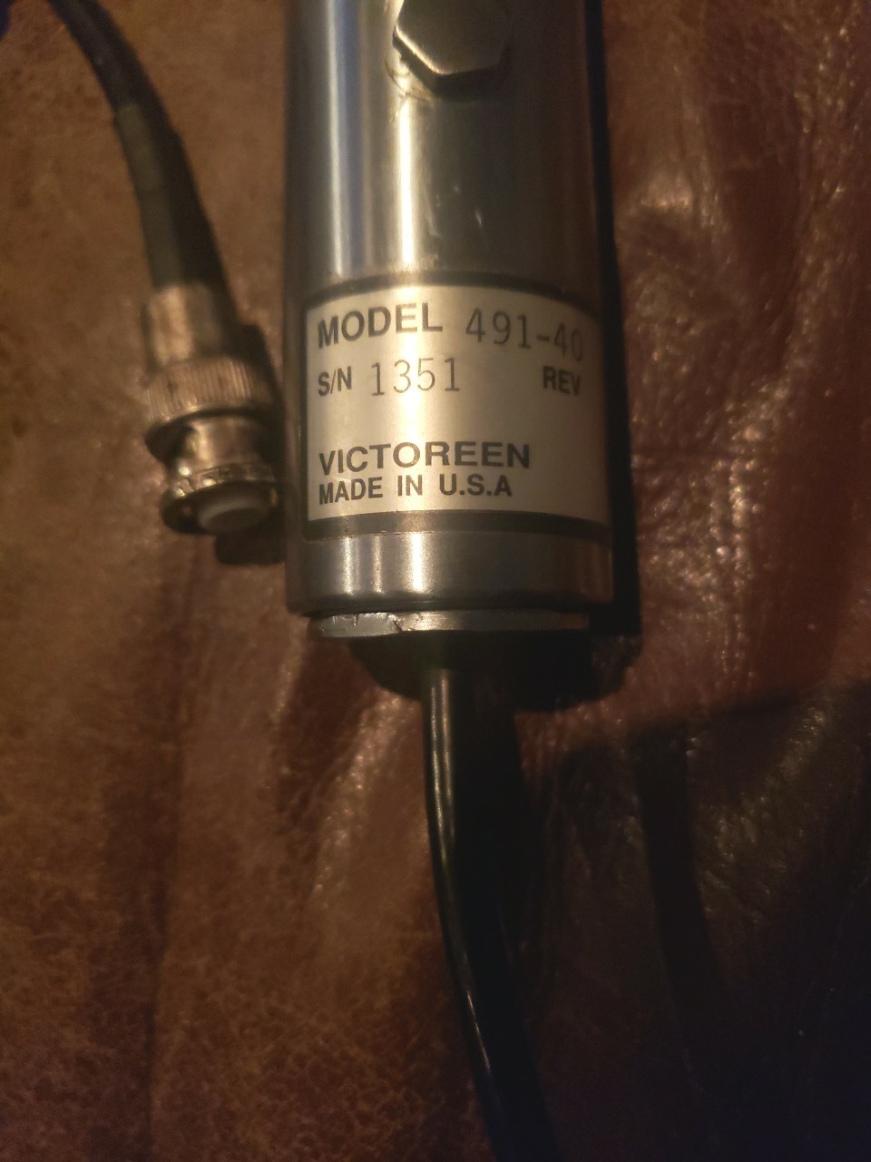 Victoreen Model 491-40 Radiation Survey Probe – Serial #1351