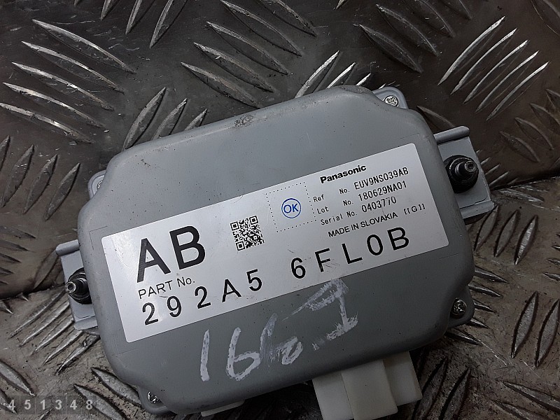 2018 RENAULT KADJAR ECU CONTROL UNIT 292A56FL0B