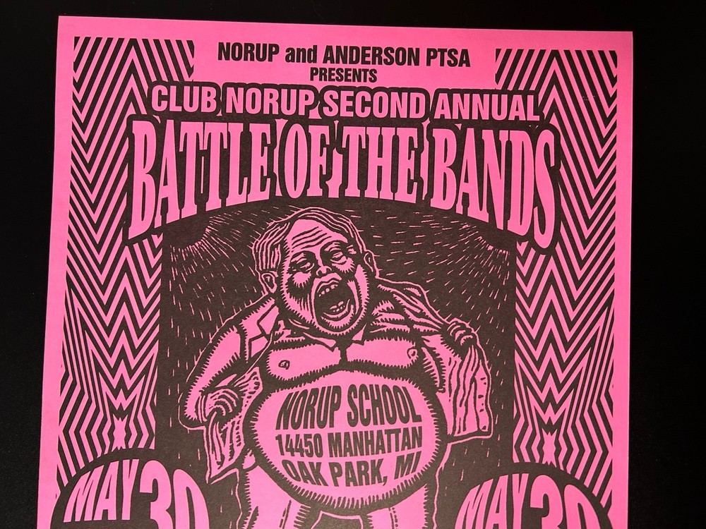 2003-“BATTLE OF THE BANDS”-NORUP SCHOOL-OAK PARK, MI-MARK ARMINSKI-SIGNED/MINT