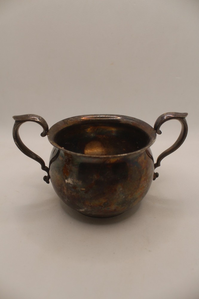 Victorian Silver Plate Sugar Bowl