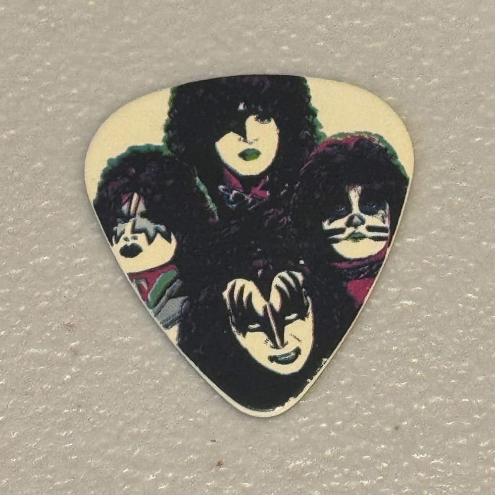 KISS Paul Stanley Jr. Signature Guitar Pick Kruise IX NIGHT 1 Tour Plectrum RARE