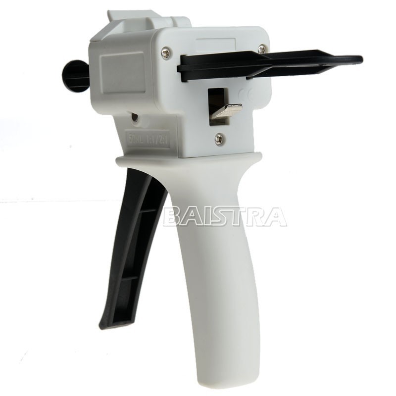 Dental Impression Mixing Dispensing Gun Kit Dispenser Gun 1:1/2:1 10:1/4:1 50ml