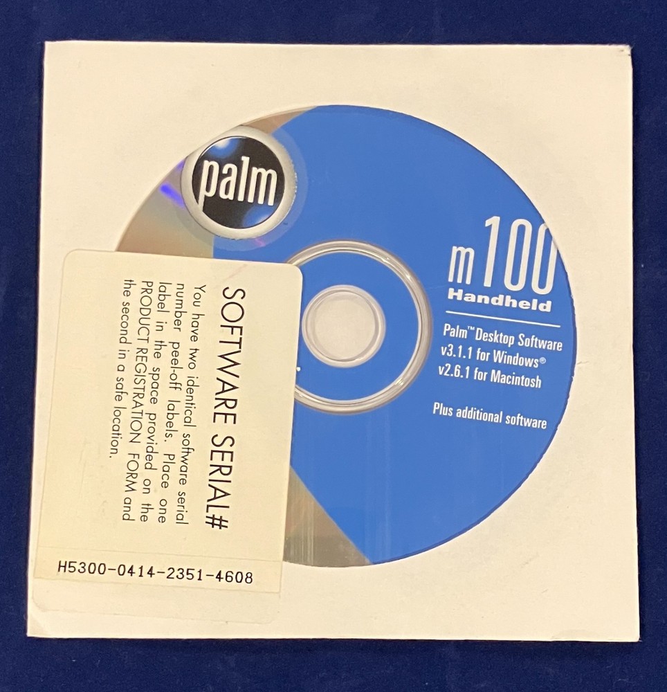 Vintage Palm Pilot CD