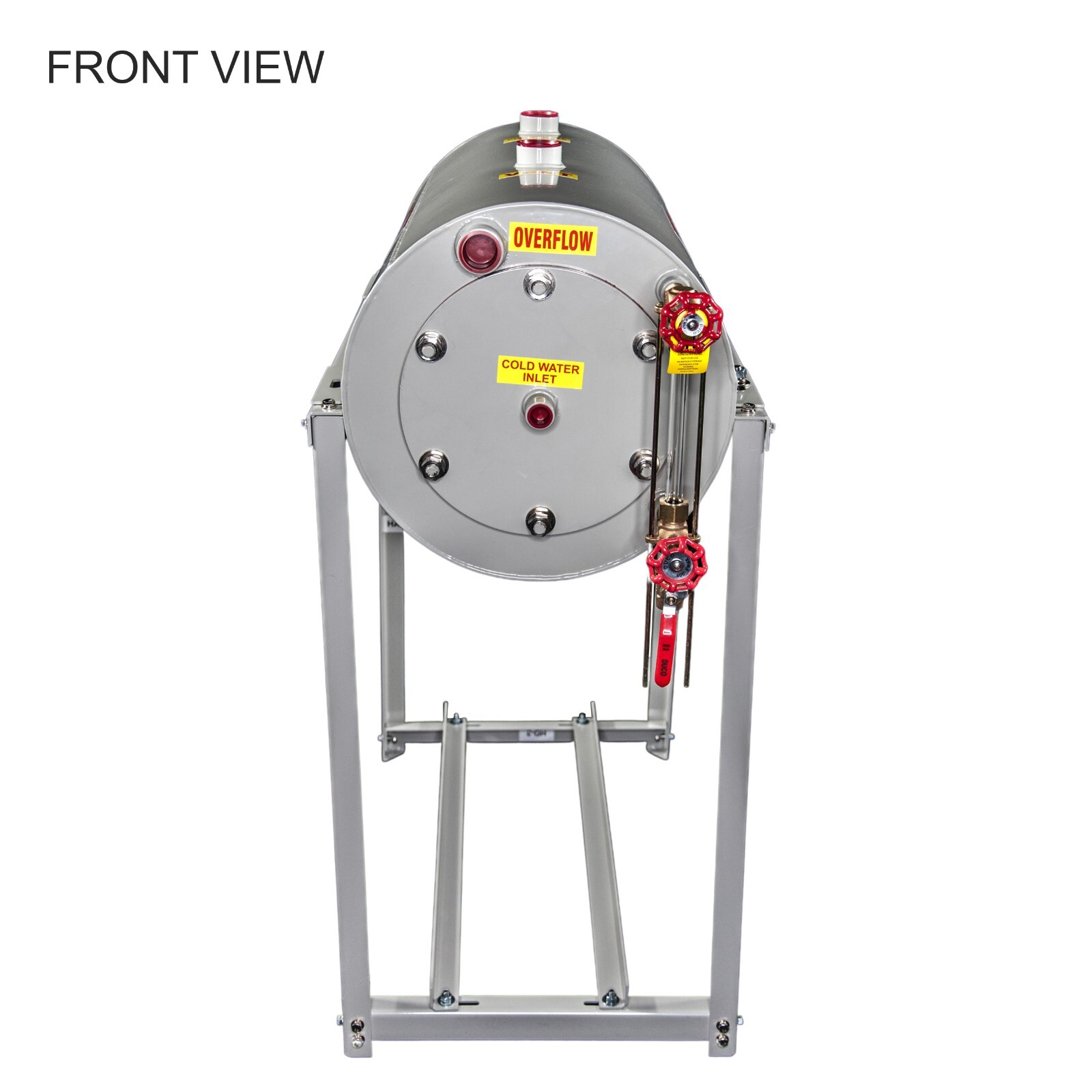 18"x36" STAINLESS STEEL (40 GALLON) BOILER CONDENSATE RETURN TANK COMPLETE SET