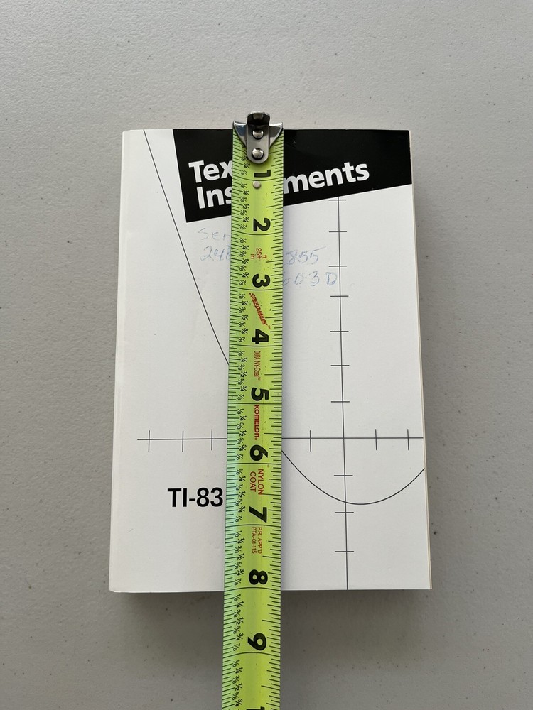 Texas Instruments TI-83 Plus Manual ONLY Calculator Manual USED