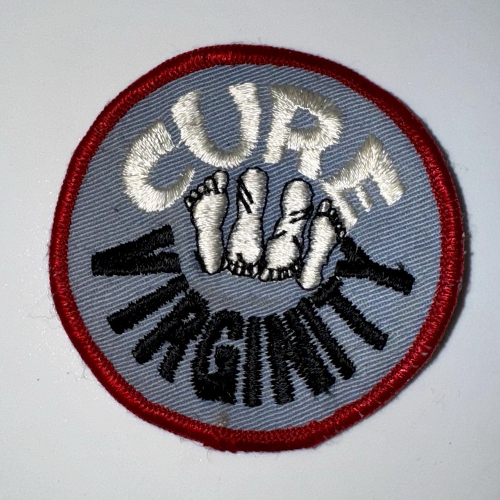 Virginity Patch Biker Motorcycle Jacket Vest