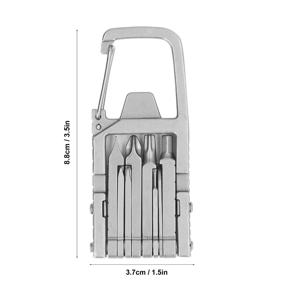 Compact 12 In 1 Keychain Multitool For Everyday Tools Recommended