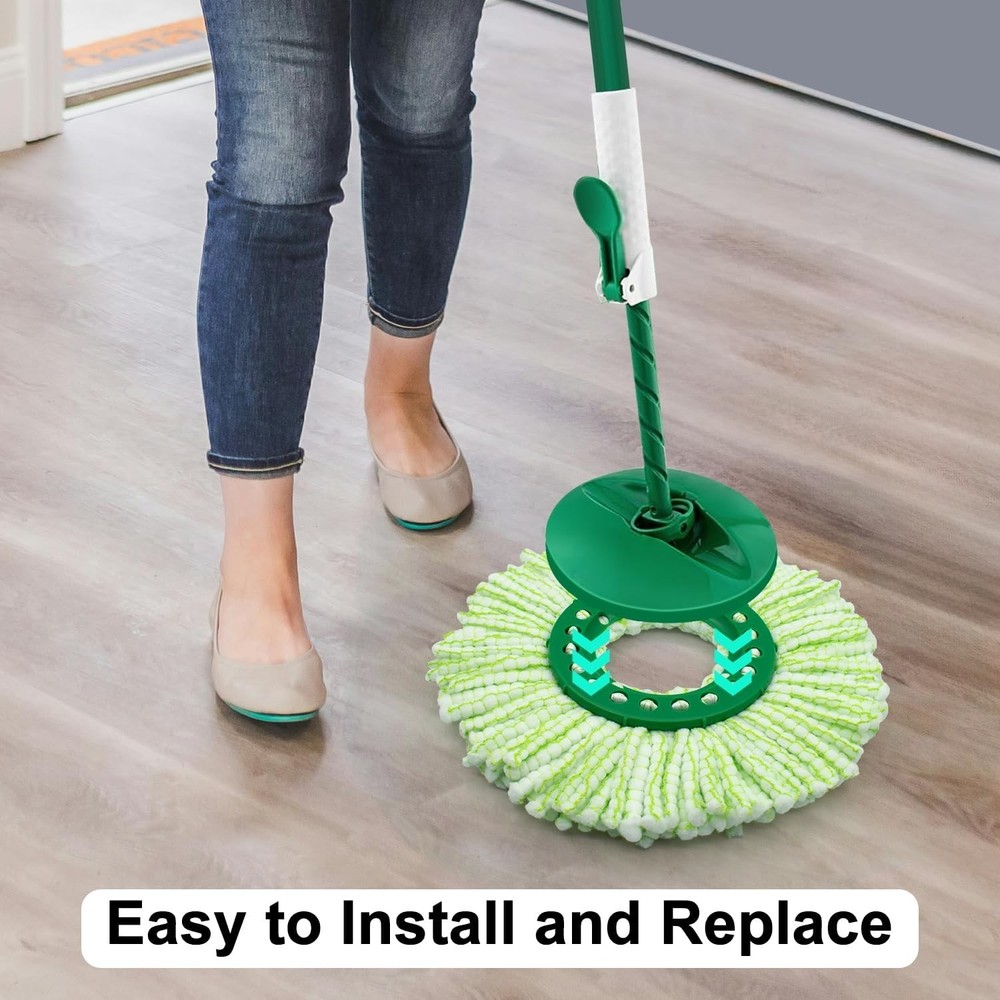 Reusable Mop Head for Libman Tornado Spin Mop Thick Microfiber Spin Mop Refil...