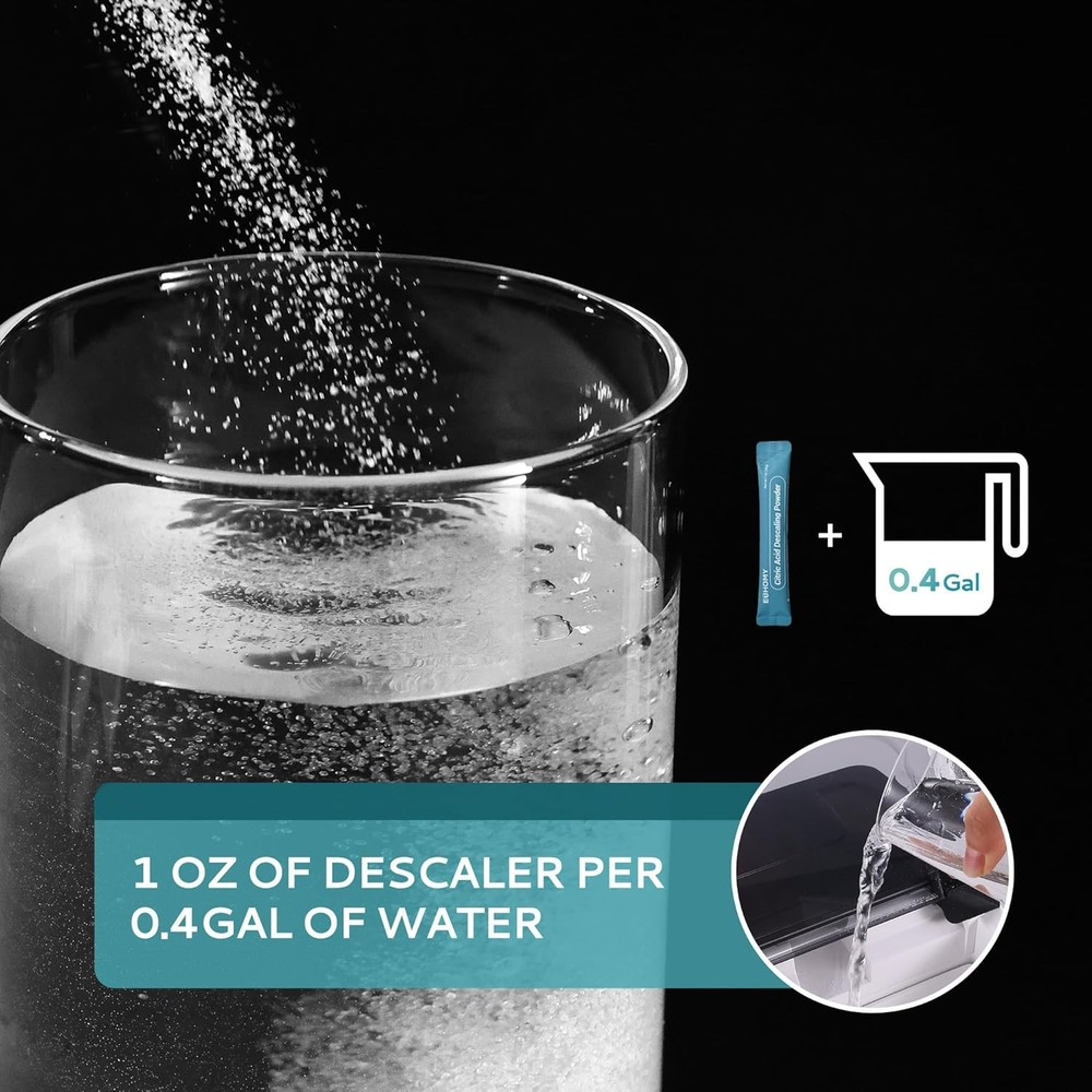 EUHOMY Ice Maker Cleaner & Descaler | 12 Use & Individually Packed | Ice Machine