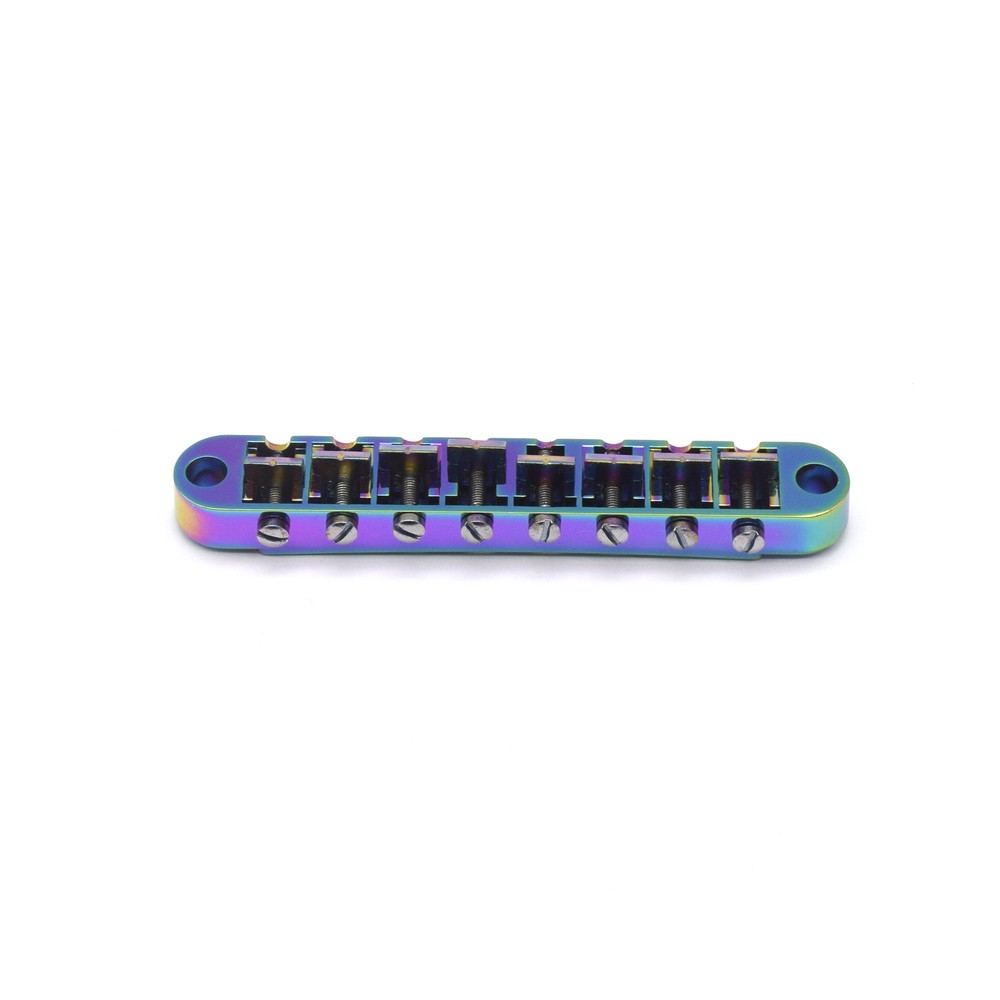 KD By AxLabs 8-String Tune-O-Matic Bridge - Burnt Chrome