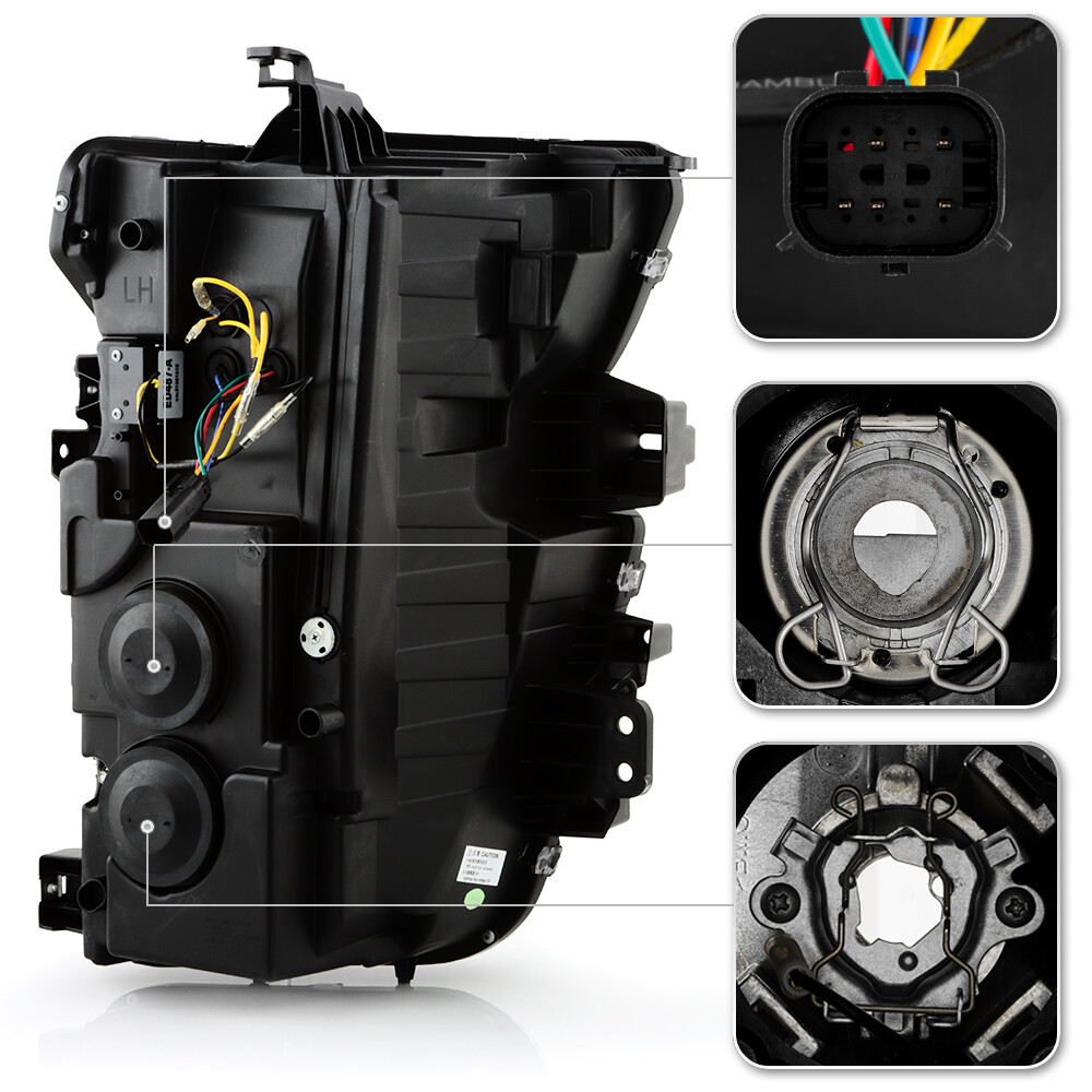 For 2020-2023 Chevy Silverado 2500HD Halogen LED SwitchBack Projector Headlights