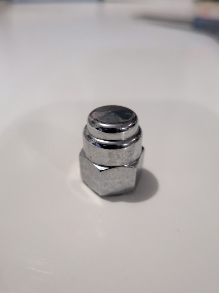 Chrome Flat Acorn Cap Nut 7/16-20