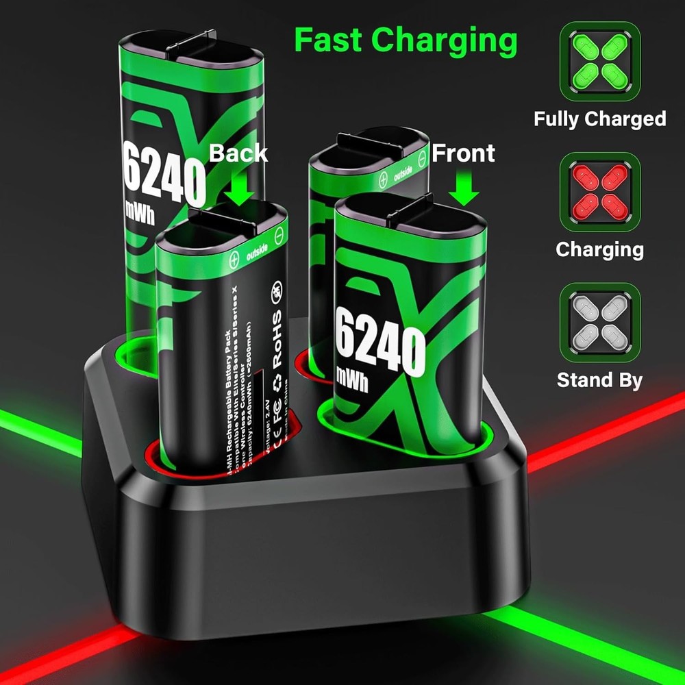 Xbox Rechargeable Battery Pack - Smart Charge Protection