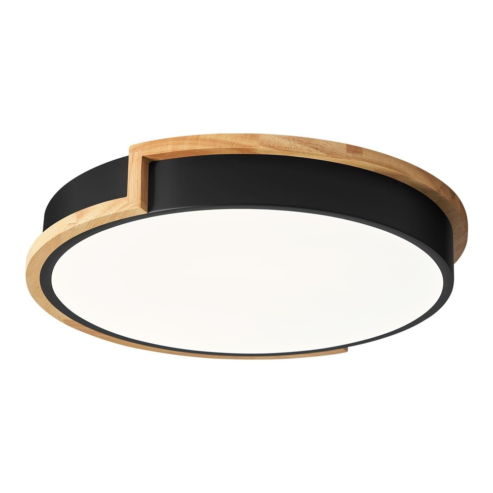 Modern LED Close to Ceiling Light, Round Flush Mount Ceiling Lighting Fixture...