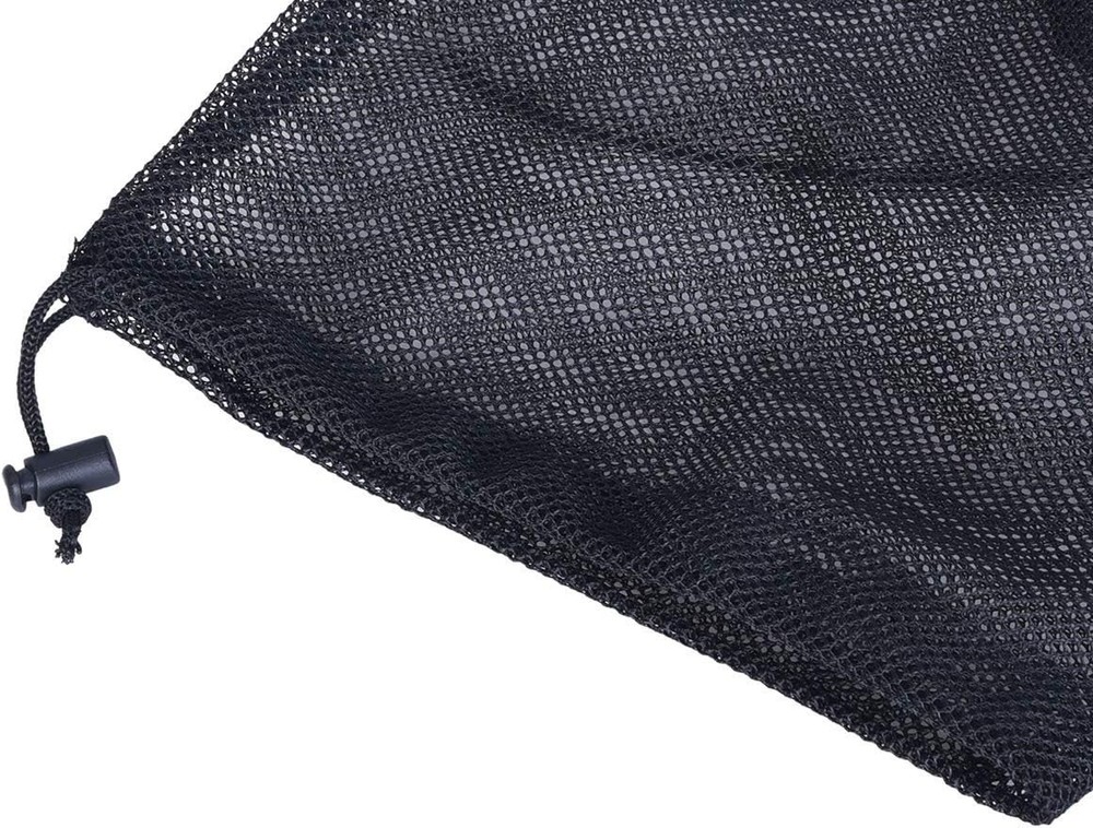 Durable 5-Piece Nylon Mesh Stuff Sack Set with Locking Drawstring for Travel