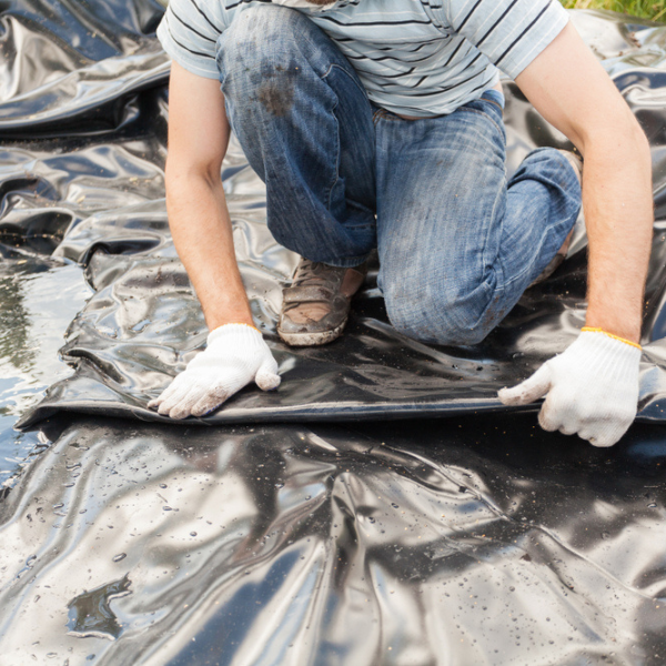 Farm Plastic Supply - Poly Cover Black Polyethylene Plastic Sheeting