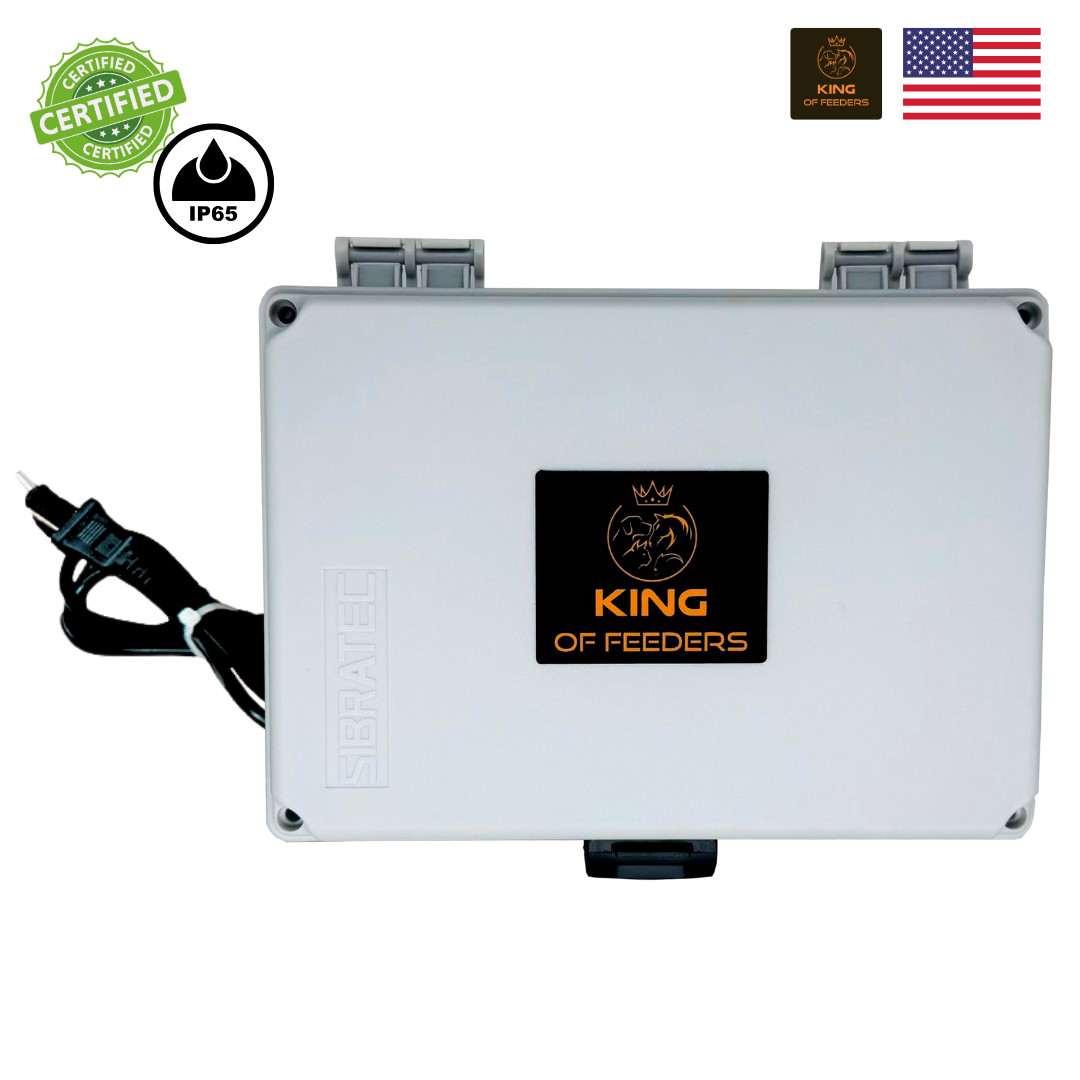 Automatic Feeder for Goats, Sheep, and Lambs, Food Dispenser with Timer