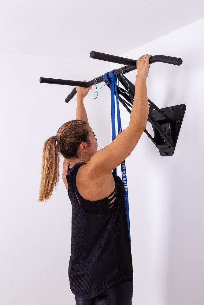 PULLUP & DIP Pull Up Assistance Bands Resistance LIGHT (Black, 15-53 lbs)