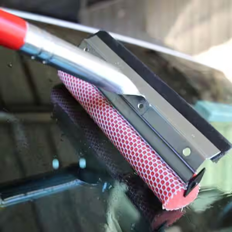 Auto Squeegee Scrubber with 20 In. Handle