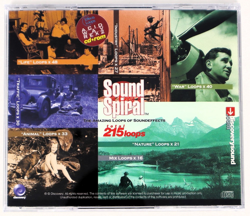 Discovery Firm Sound Spiral Sample Library/Sound Library/Sampling CD